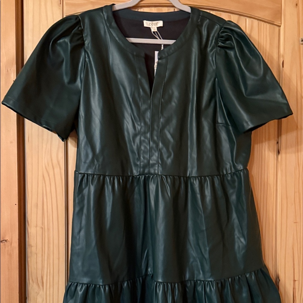 Chic Green Mini Dress